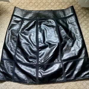 Fendi Authentic Genuine Leather Skirt